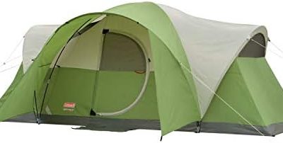 Coleman Montana Camping Tent, 6/8 Person Family Tent with Included Rainfly, Carry Bag, and Spacious Interior, Fits Multiple Queen Airbeds and Sets Up in 15 Minutes