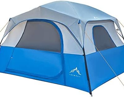 GoHimal Tents 6 Person for Camping,Easy Setup Waterproof Windproof Camping Tent,Double Layer Cabin Tent -10'X9'X79in(H)