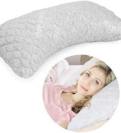 Honeydew Essence Side Pillow- The Ultimate Luxury Neck Pillow- Fully Adjustable Support for Neck Pain Relief- Made in USA- Enhanced, Hypoallergenic Patented Cooling Pillow Fill - Queen (Pack of 1)